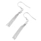 Sterling Silver Hanging Chains Dangle Earrings